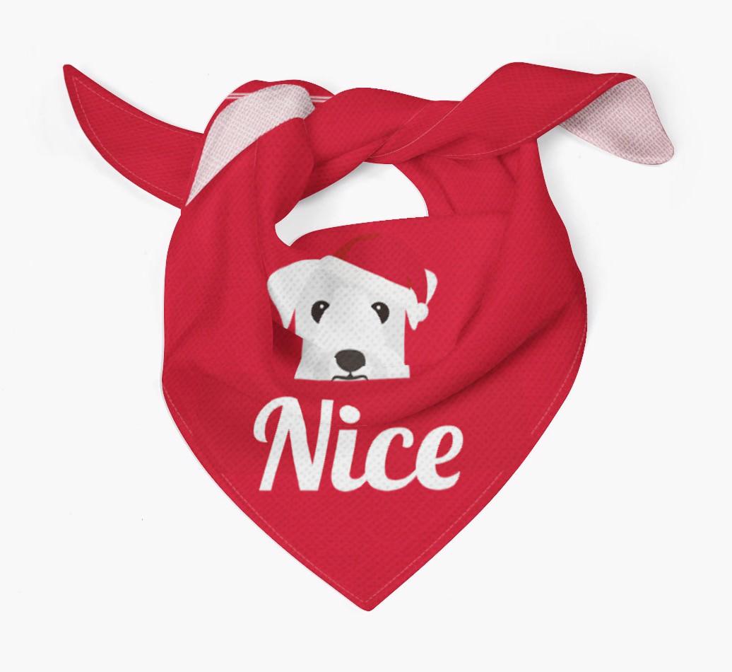 Nice: Personalized {breedFullName} Bandana