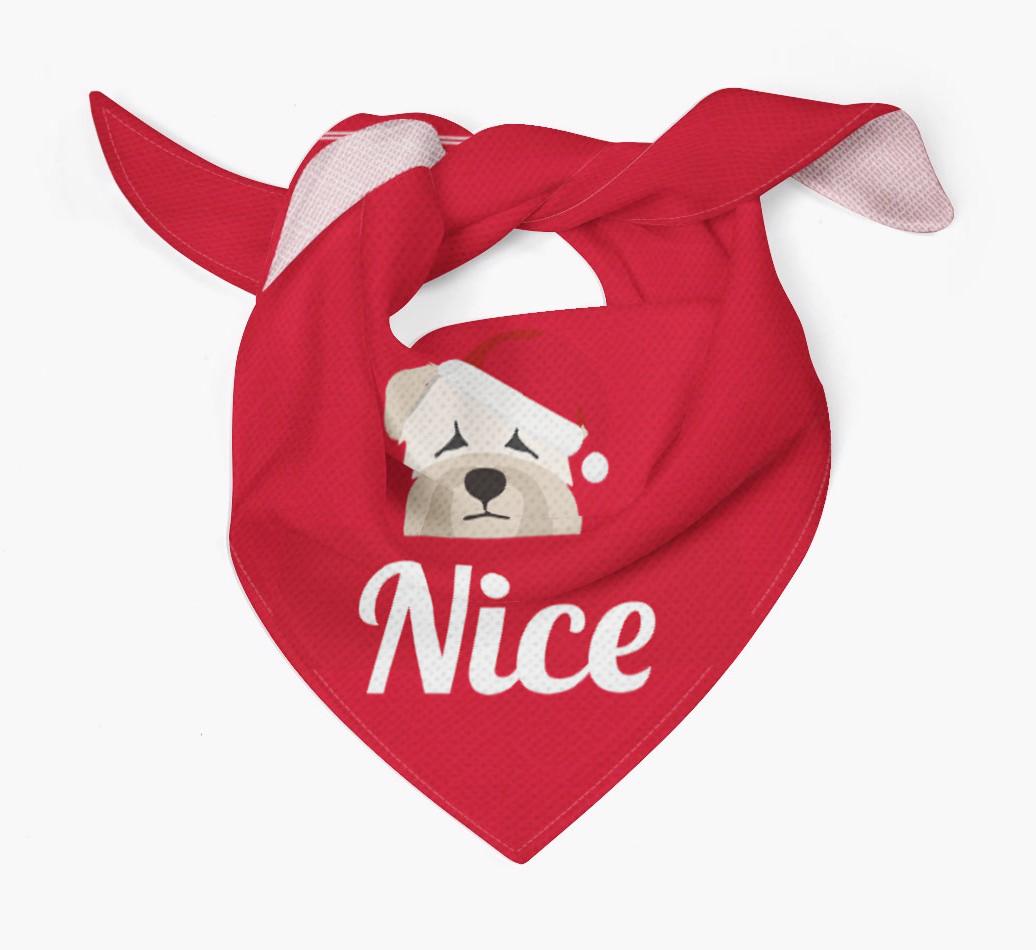 Nice: Personalized {breedFullName} Bandana