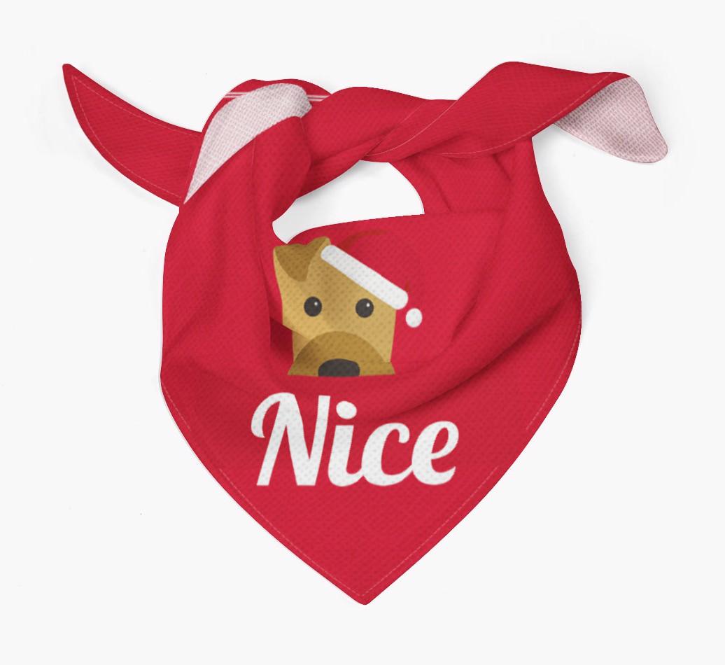 Nice: Personalized {breedFullName} Bandana