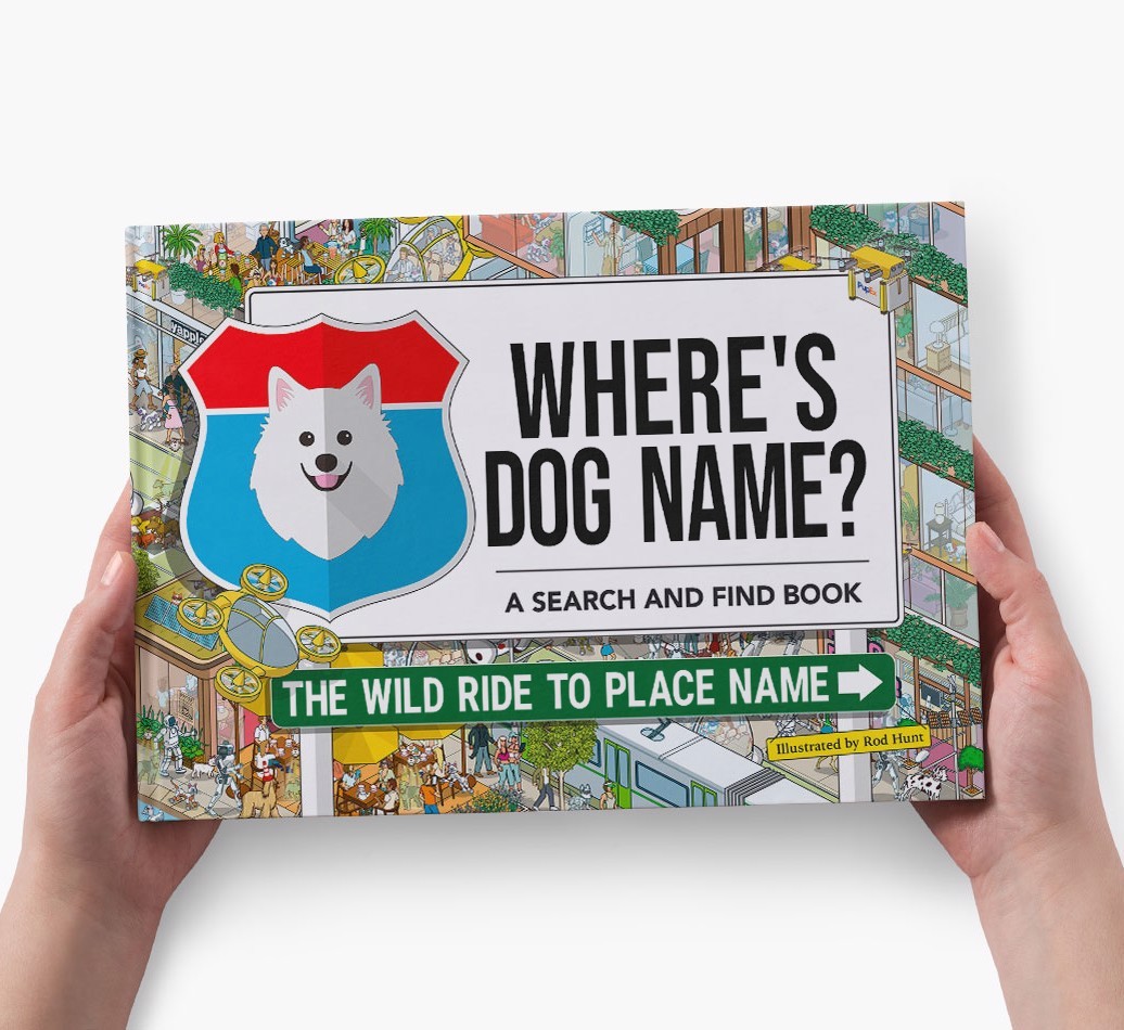 Personalized Dog Book - Where's Your Dog - Wild Ride