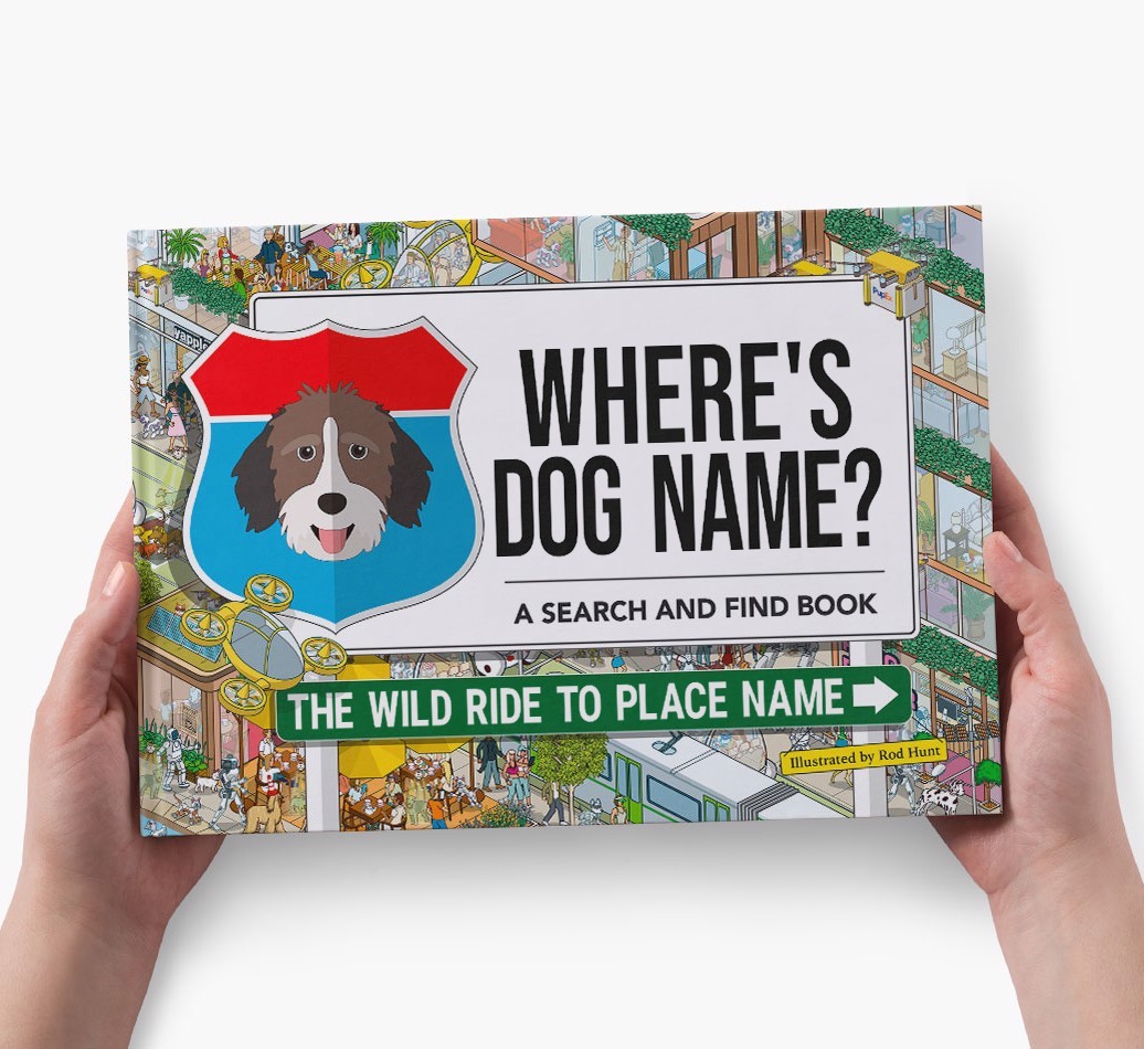 Personalized Dog Book - Where's Your Dog - Wild Ride