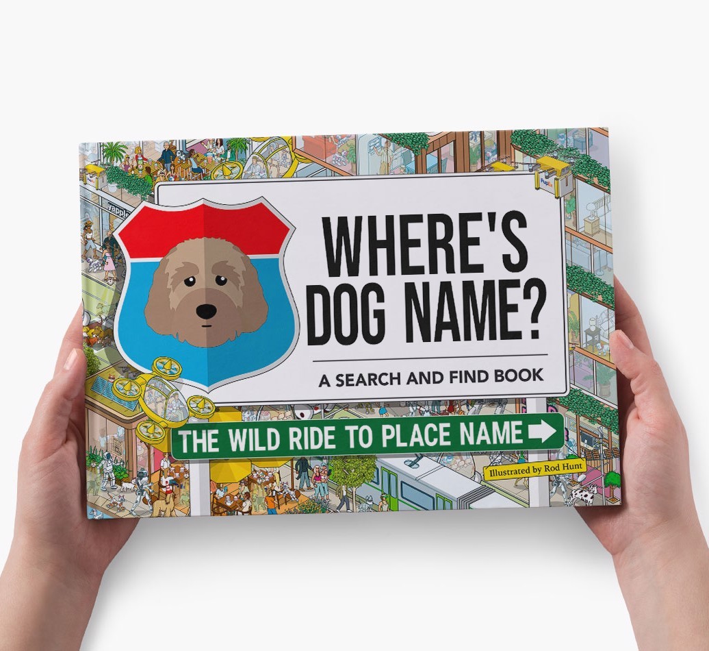 Personalized Dog Book - Where's Your Dog - Wild Ride