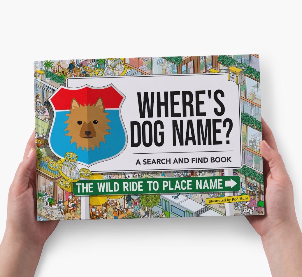 Personalized Dog Book - Where's Your Dog - Wild Ride
