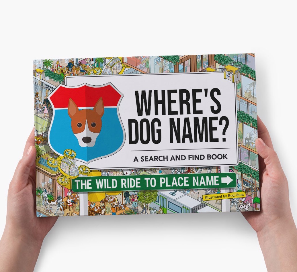 Personalized Dog Book - Where's Your Dog - Wild Ride