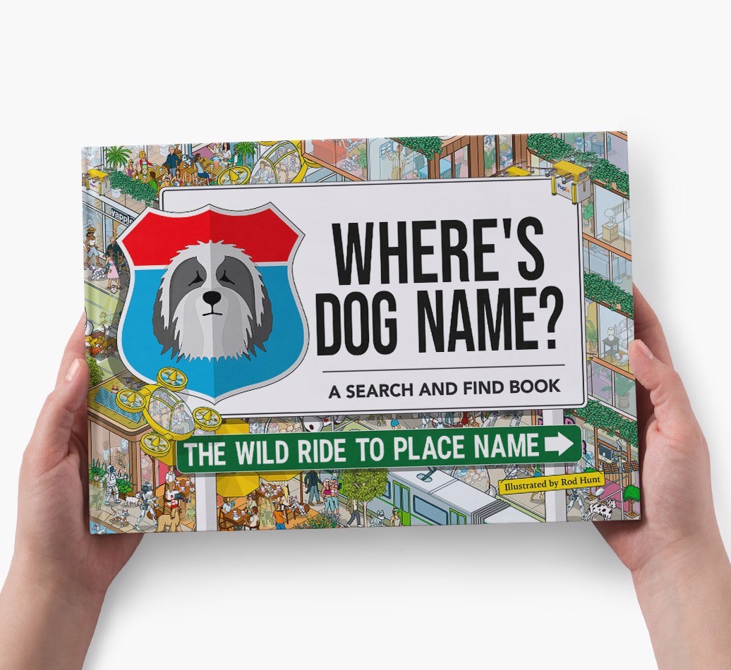 Personalized Dog Book - Where's Your Dog - Wild Ride