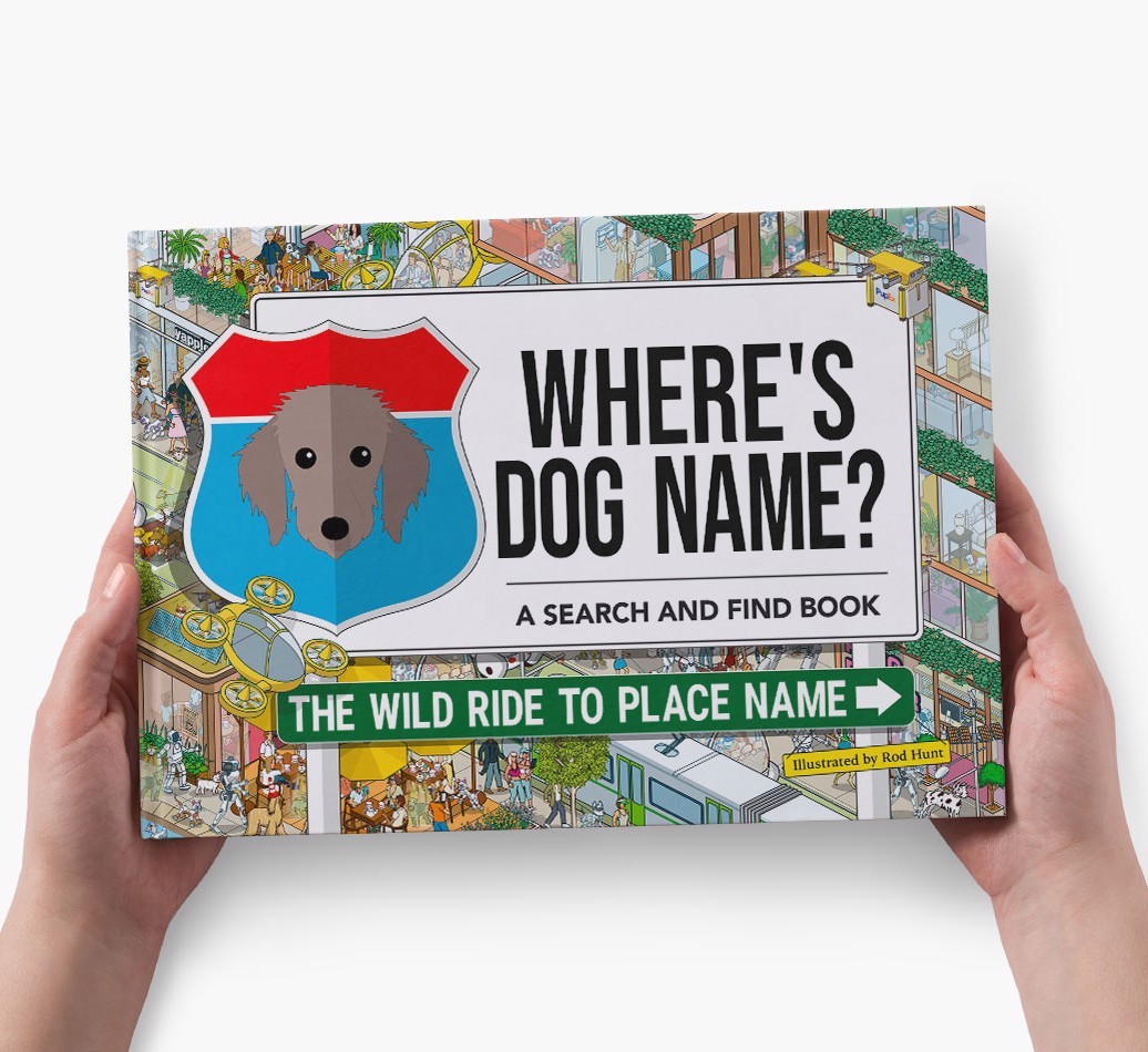 Personalized Dog Book - Where's Your Dog - Wild Ride