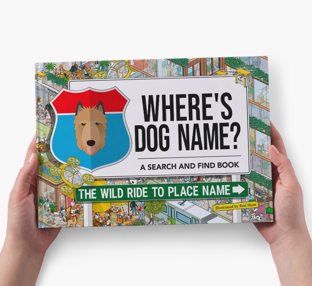 Personalized Dog Book - Where's Your Dog - Wild Ride