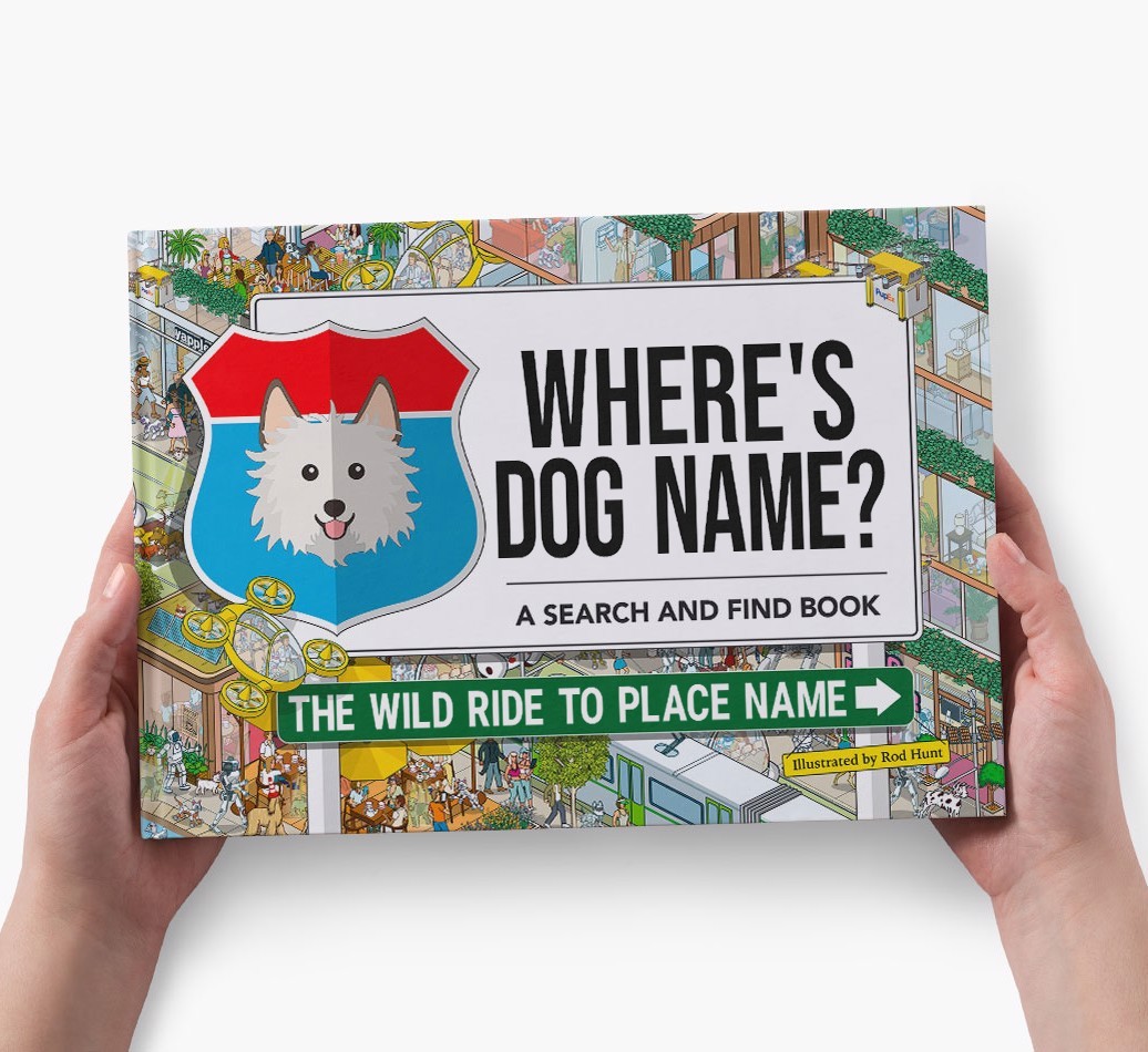 Personalized Dog Book - Where's Your Dog - Wild Ride