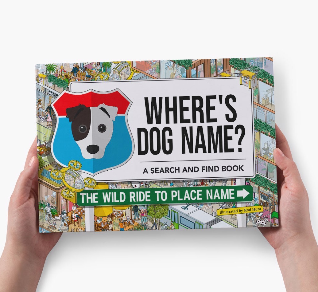 Personalized Dog Book - Where's Your Dog - Wild Ride