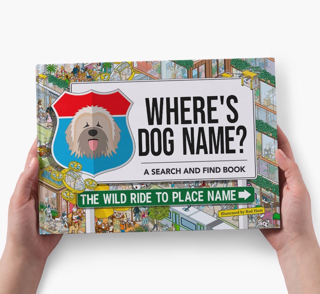 Personalized Dog Book - Where's Your Dog - Wild Ride
