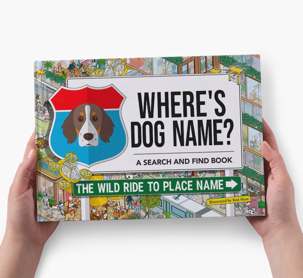 Personalized Dog Book - Where's Your Dog - Wild Ride