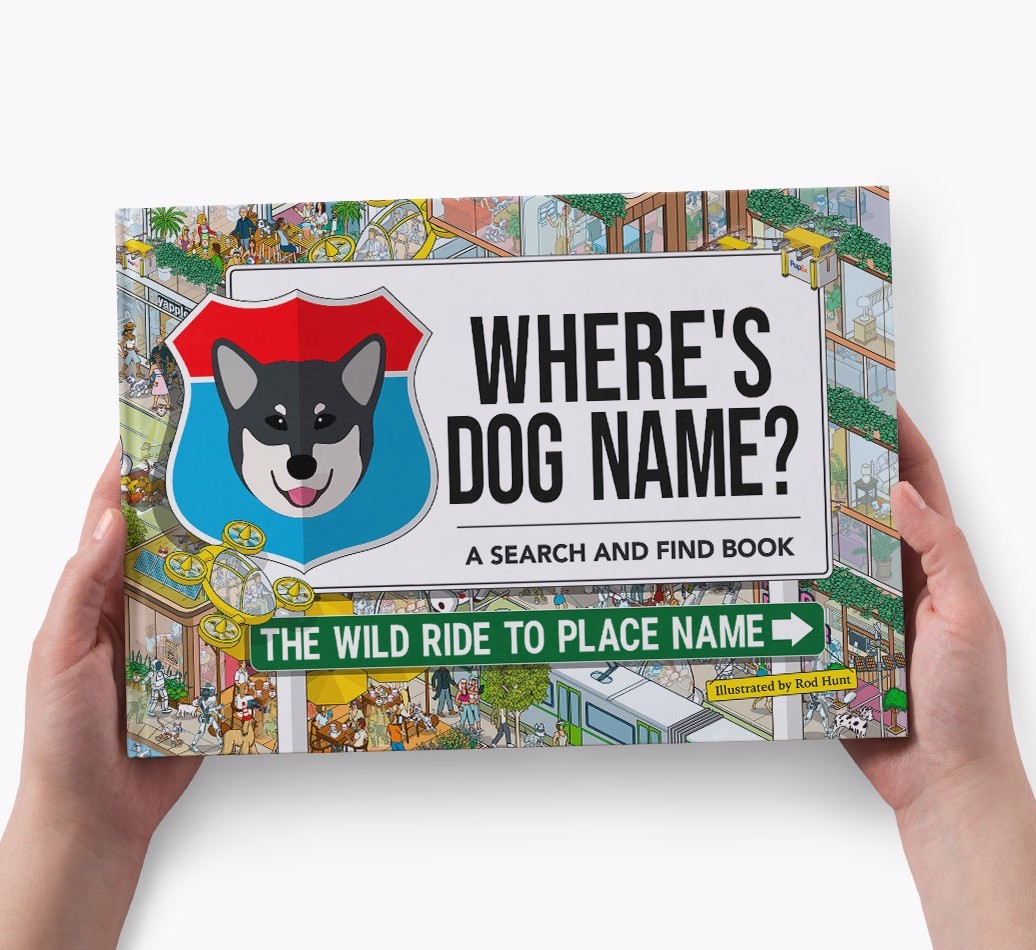 Personalized Dog Book - Where's Your Dog - Wild Ride