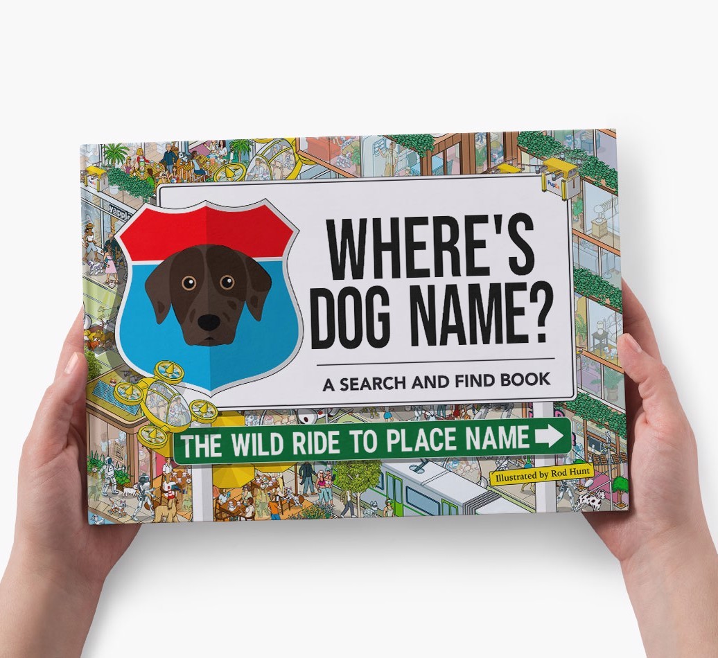 Personalized Dog Book - Where's Your Dog - Wild Ride