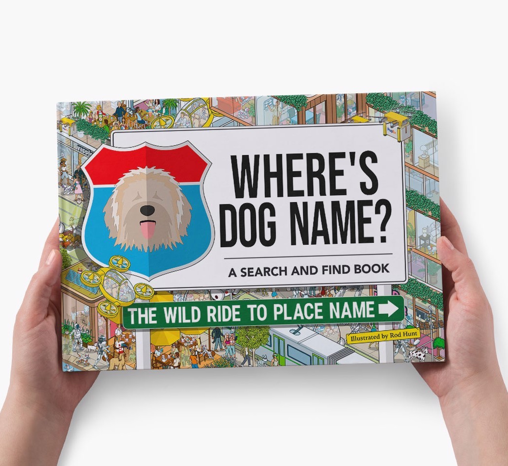 Personalized Dog Book - Where's Your Dog - Wild Ride