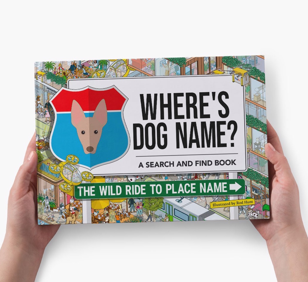 Personalized Dog Book - Where's Your Dog - Wild Ride