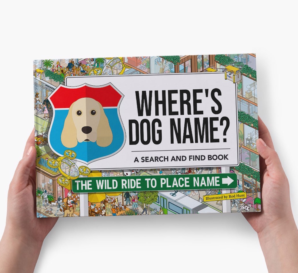 Personalised Dog Book - Where's Your Dog - Wild Ride