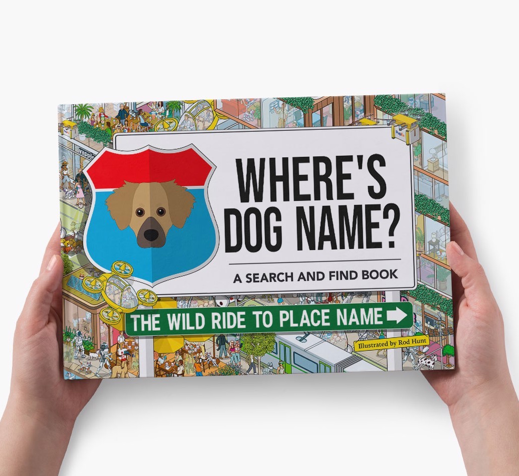 Personalised Dog Book - Where's Your Dog - Wild Ride