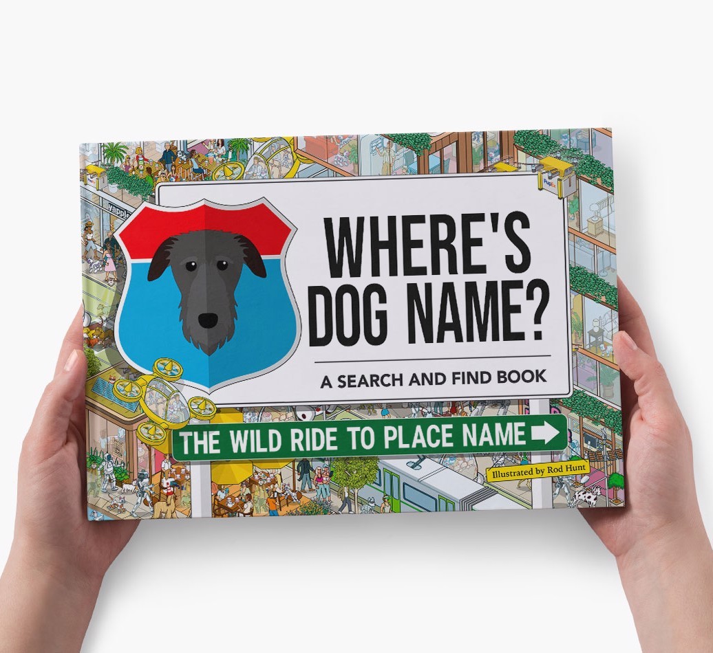 Personalized Dog Book - Where's Your Dog - Wild Ride