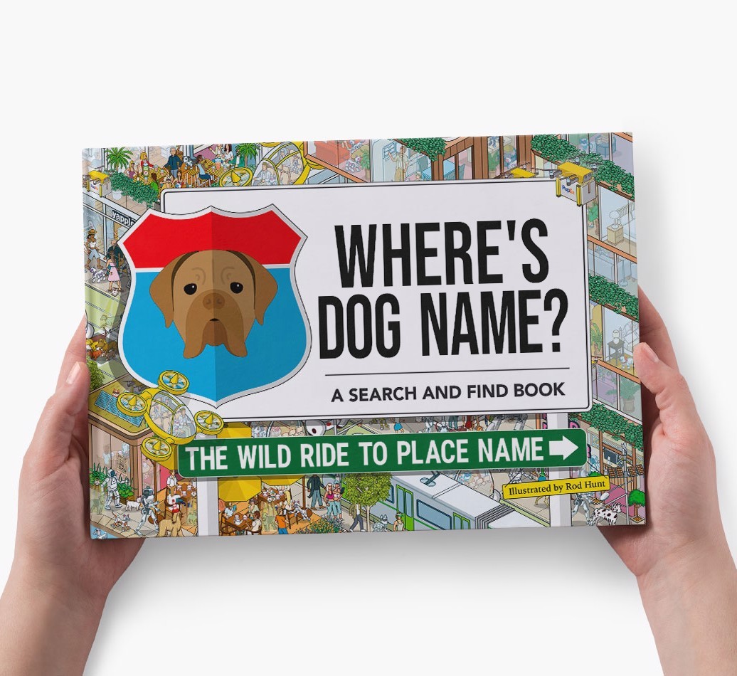 Personalised Dog Book - Where's Your Dog - Wild Ride