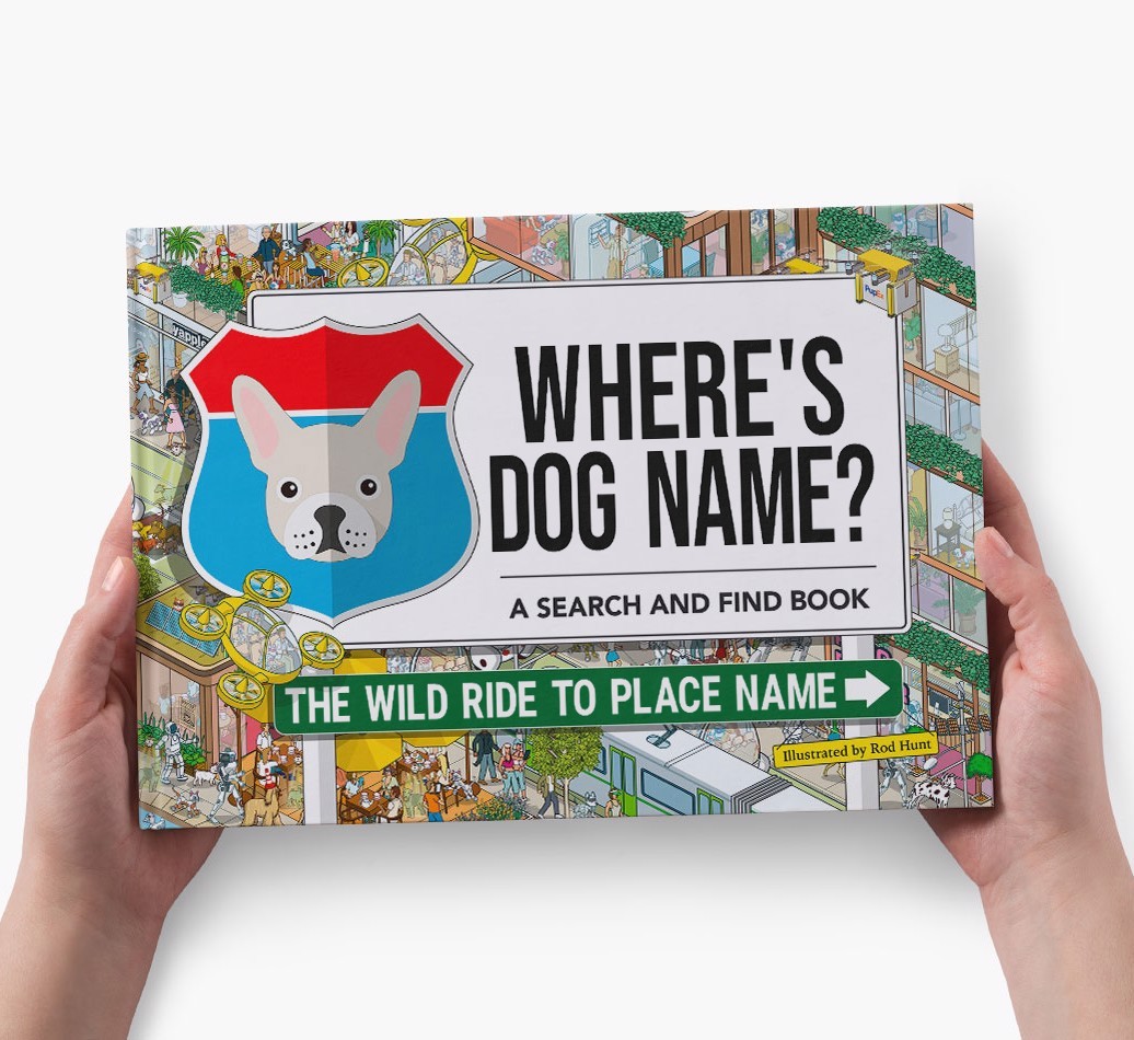 Personalized Dog Book - Where's Your Dog - Wild Ride