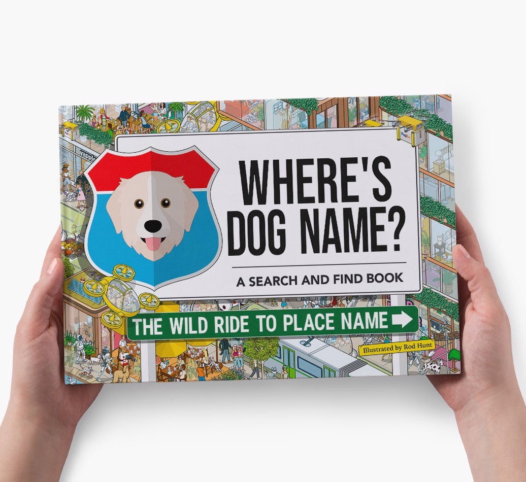 Personalised Dog Book - Where's Your Dog - Wild Ride