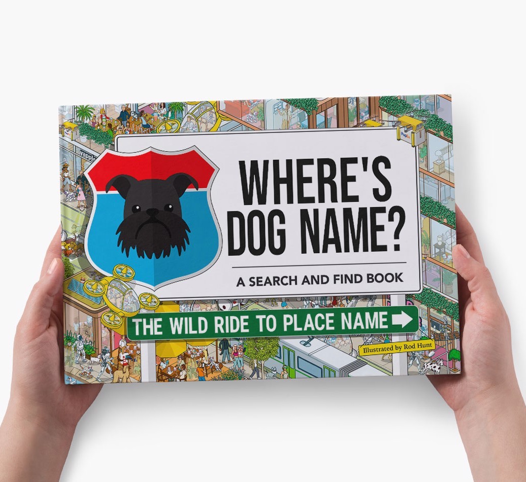 Personalized Dog Book - Where's Your Dog - Wild Ride