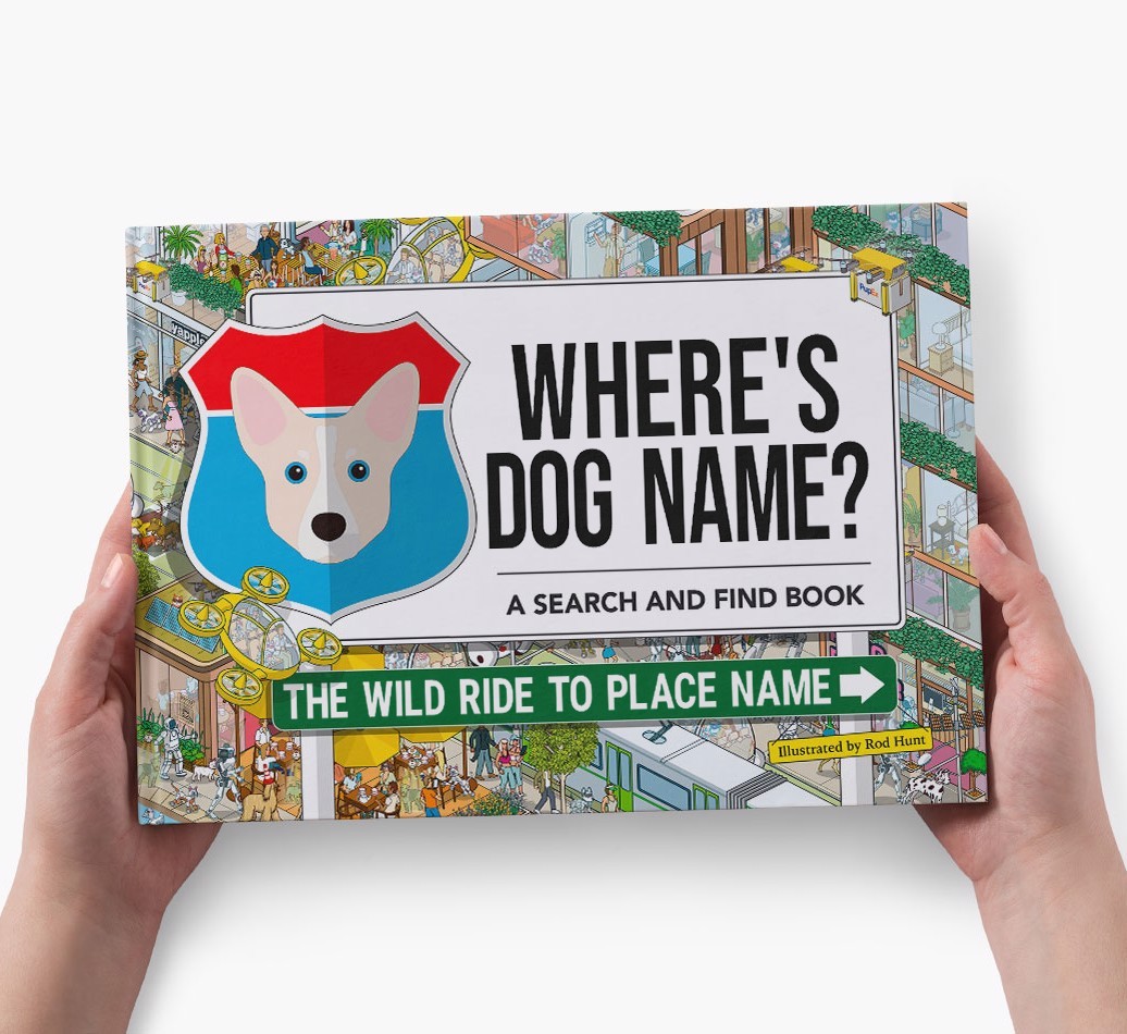 Personalized Dog Book - Where's Your Dog - Wild Ride