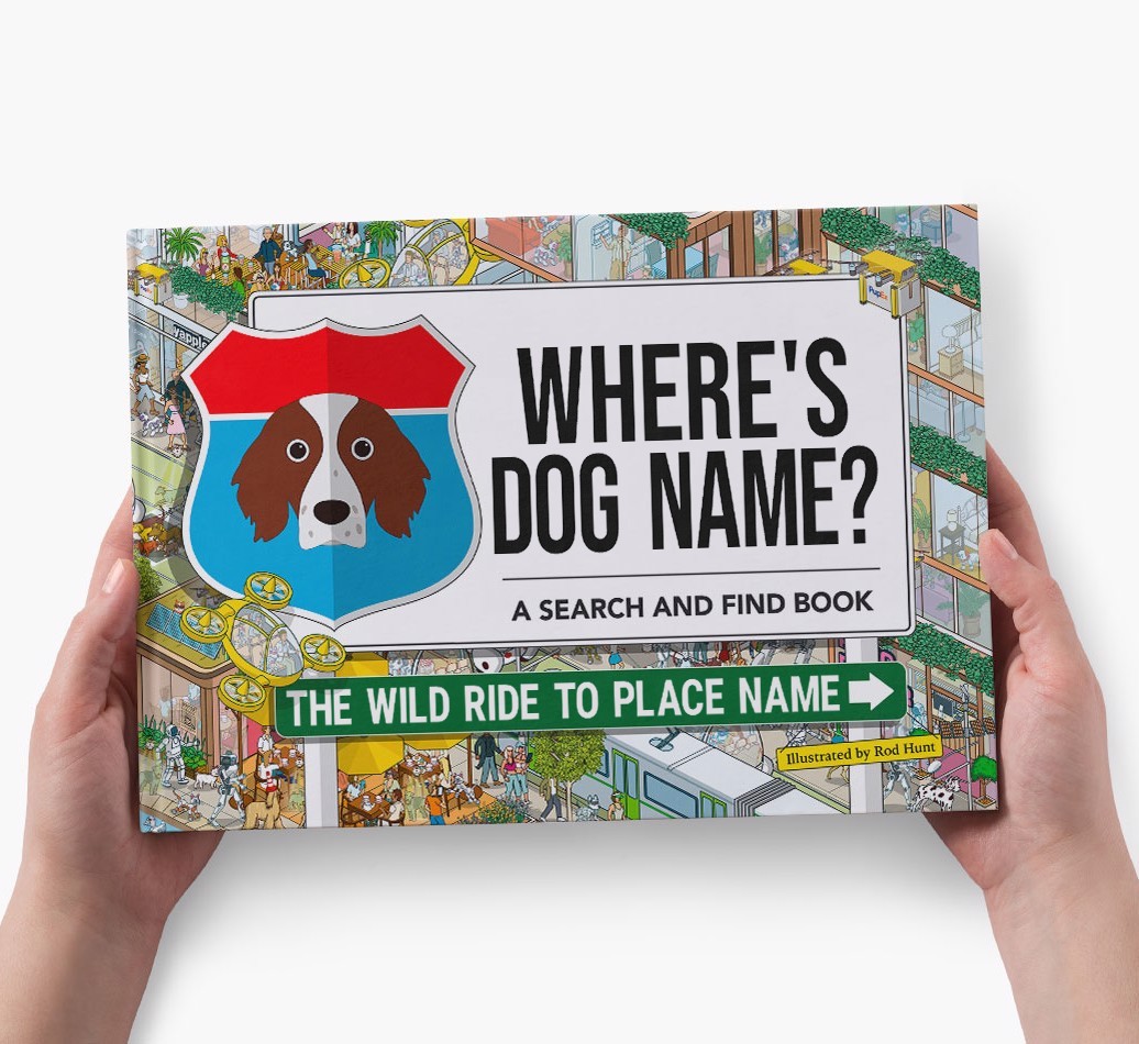 Personalized Dog Book - Where's Your Dog - Wild Ride