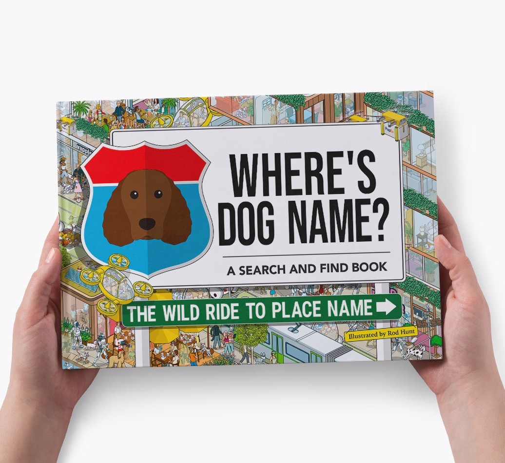 Personalized Dog Book - Where's Your Dog - Wild Ride