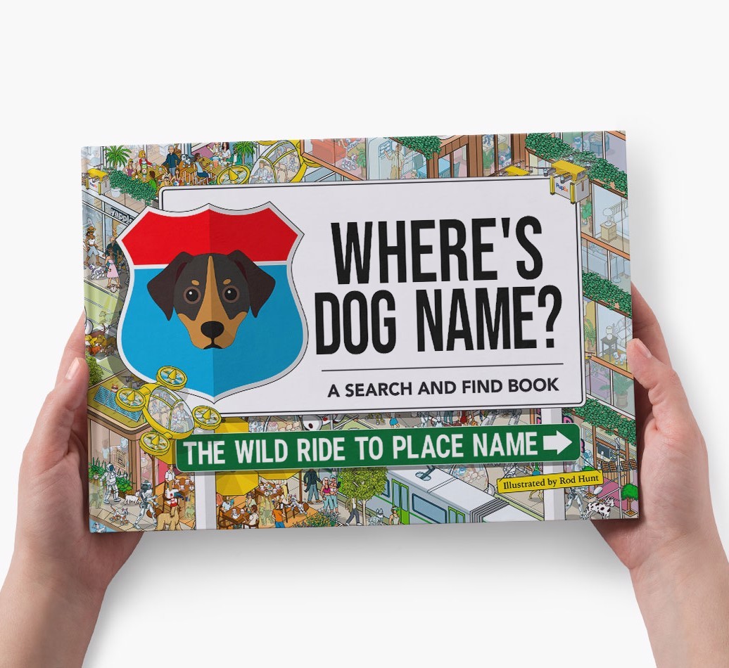 Personalized Dog Book - Where's Your Dog - Wild Ride