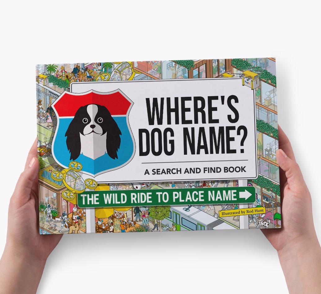 Personalized Dog Book - Where's Your Dog - Wild Ride