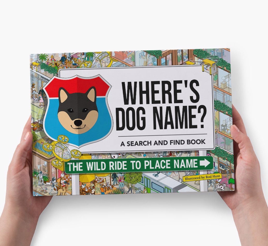 Personalized Dog Book - Where's Your Dog - Wild Ride