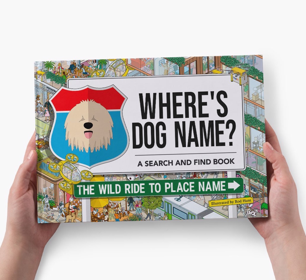 Personalized Dog Book - Where's Your Dog - Wild Ride