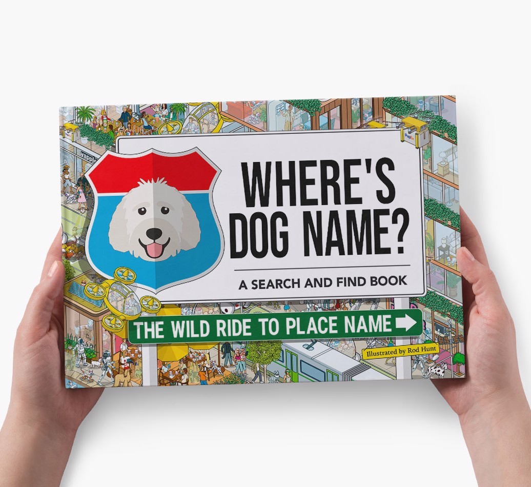 Personalized Dog Book - Where's Your Dog - Wild Ride