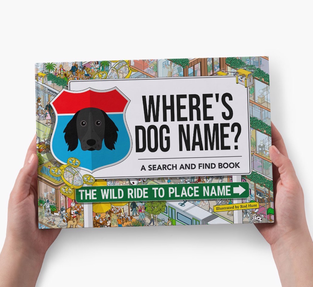 Personalized Dog Book - Where's Your Dog - Wild Ride