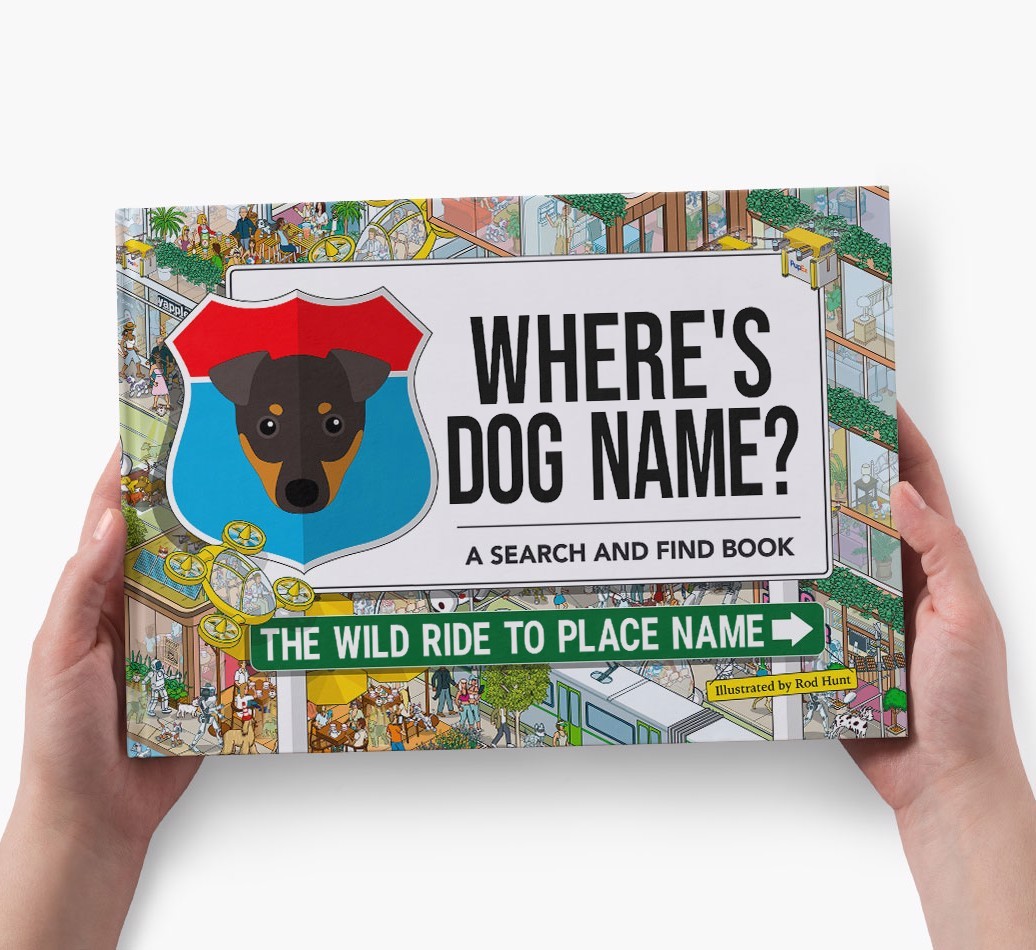 Personalized Dog Book - Where's Your Dog - Wild Ride