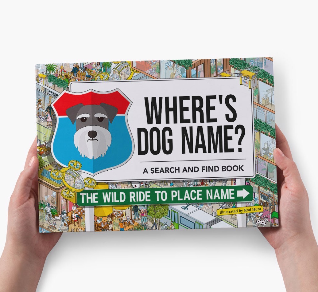 Personalized Dog Book - Where's Your Dog - Wild Ride
