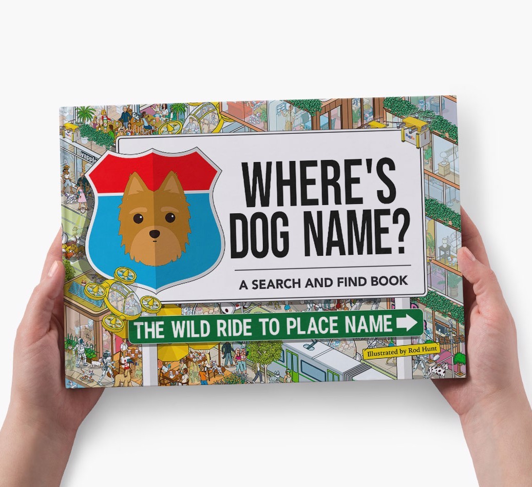 Personalised Dog Book - Where's Your Dog - Wild Ride