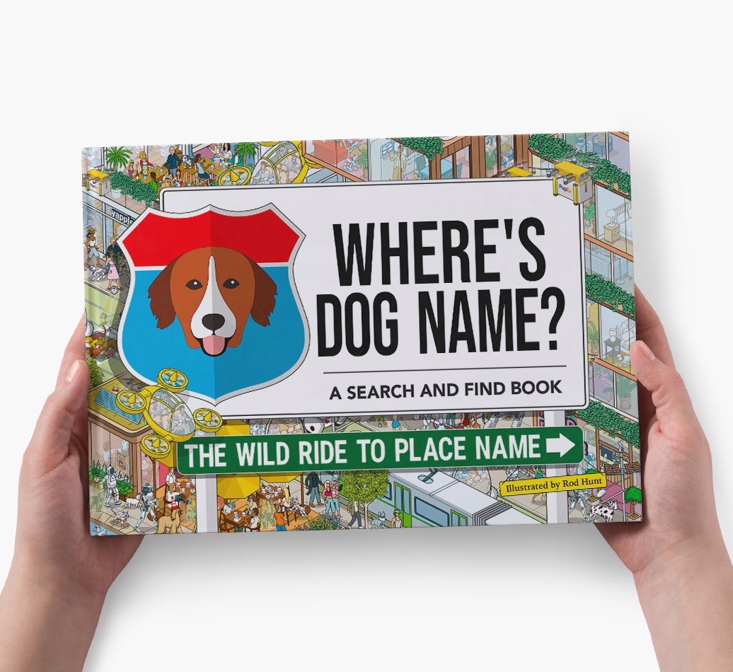 Personalized Dog Book - Where's Your Dog - Wild Ride
