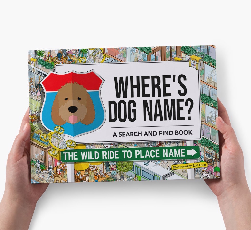 Personalized Dog Book - Where's Your Dog - Wild Ride