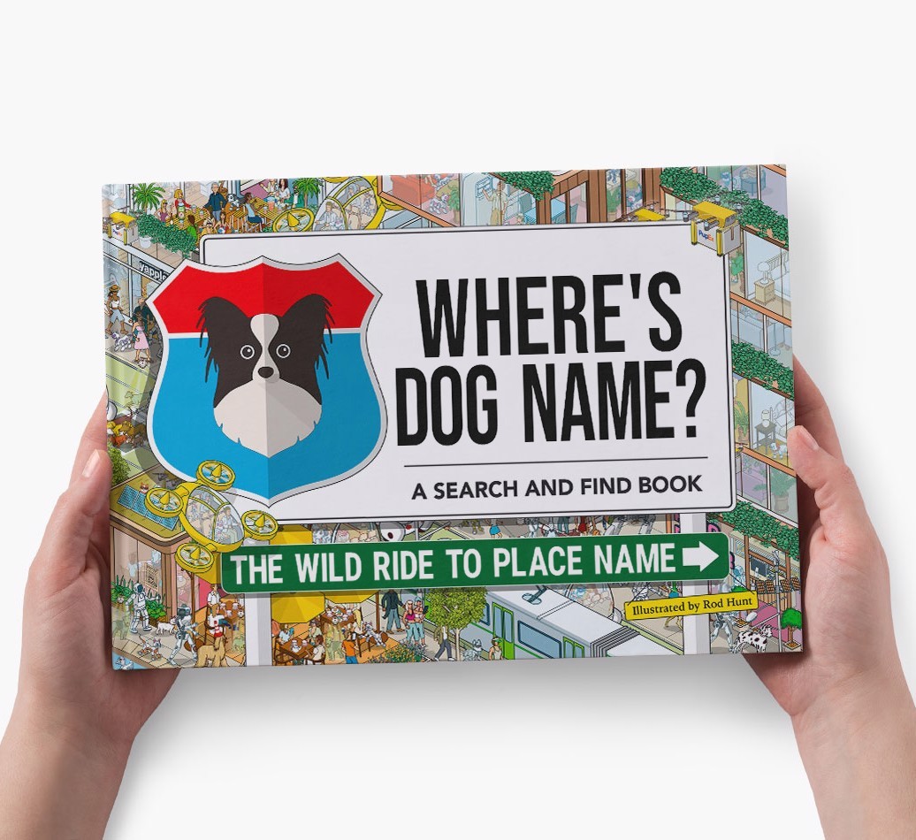Personalized Dog Book - Where's Your Dog - Wild Ride