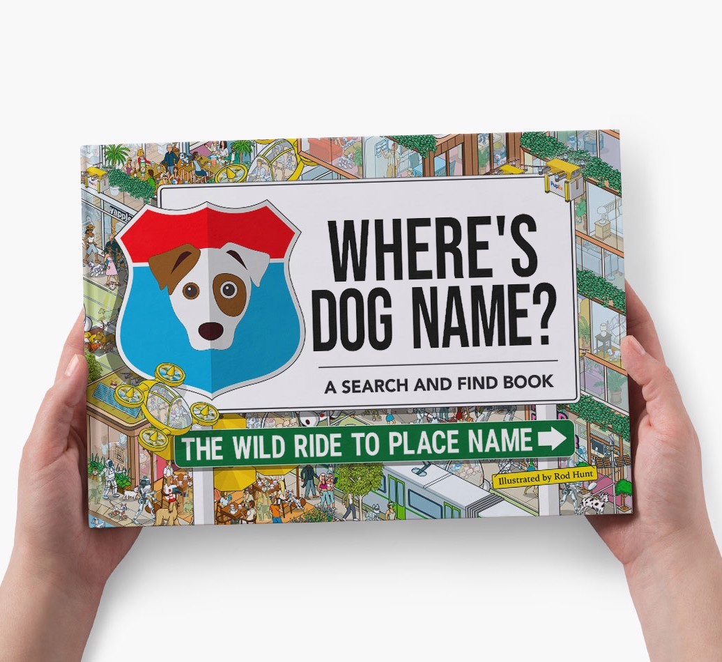 Personalised Dog Book - Where's Your Dog - Wild Ride