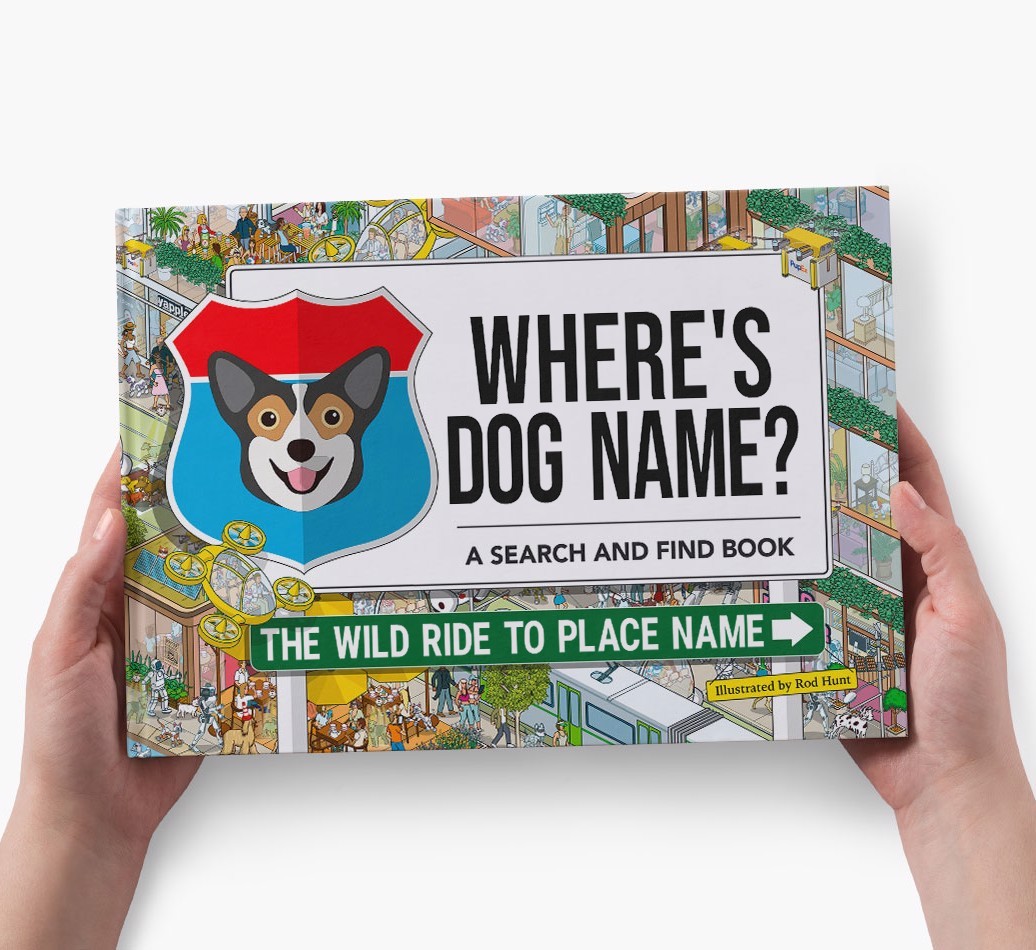 Personalized Dog Book - Where's Your Dog - Wild Ride