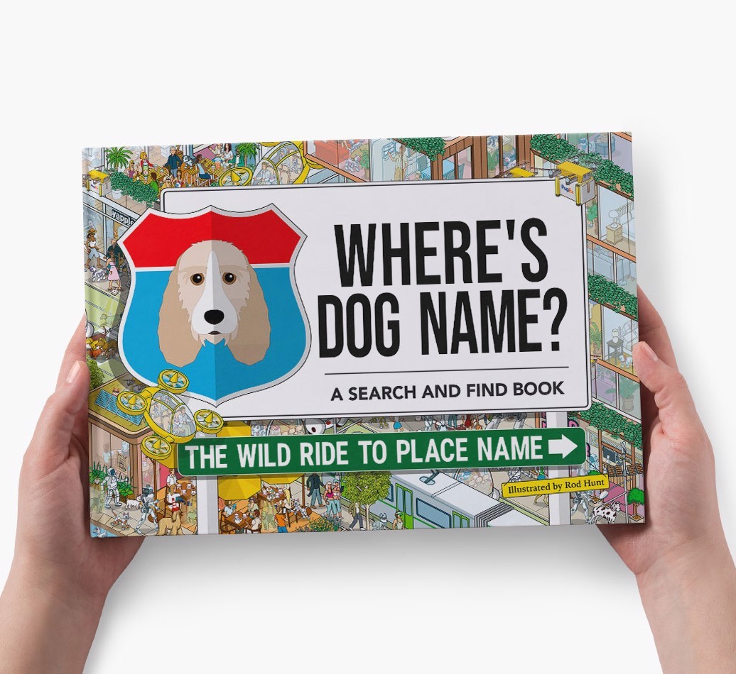 Personalised Dog Book - Where's Your Dog - Wild Ride