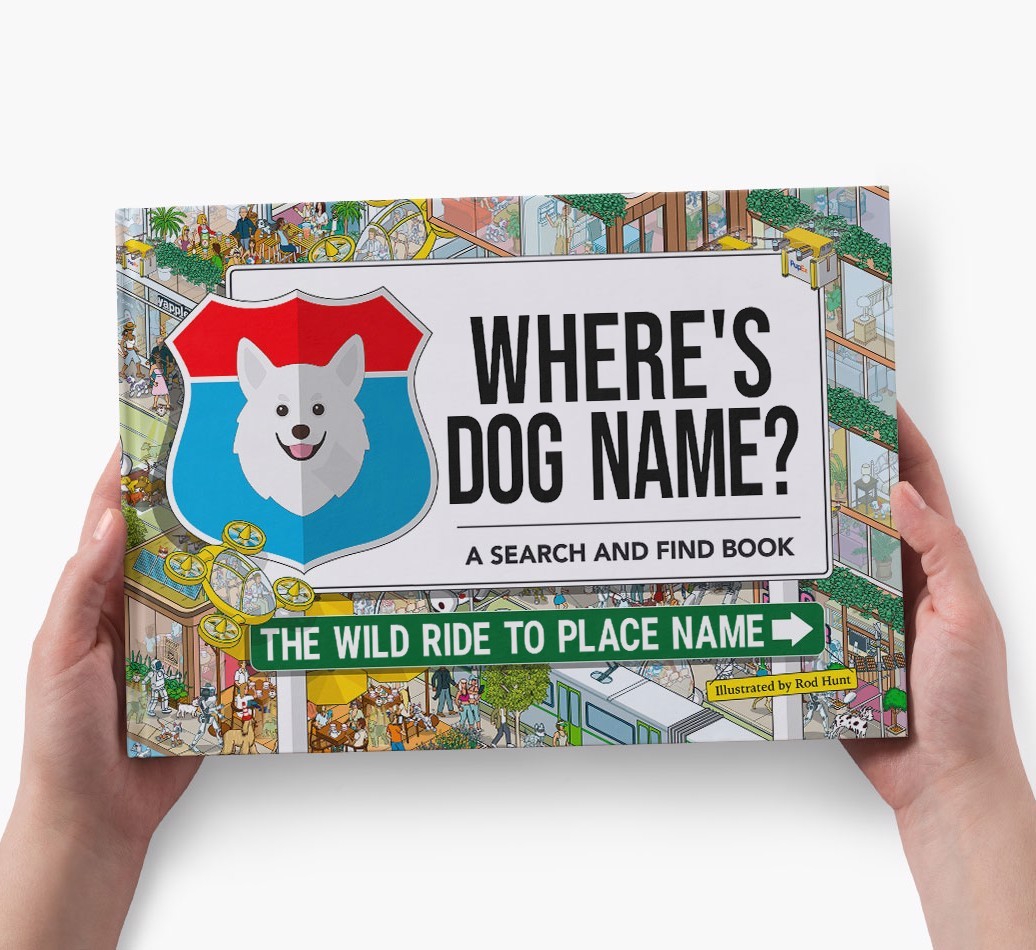 Personalized Dog Book - Where's Your Dog - Wild Ride