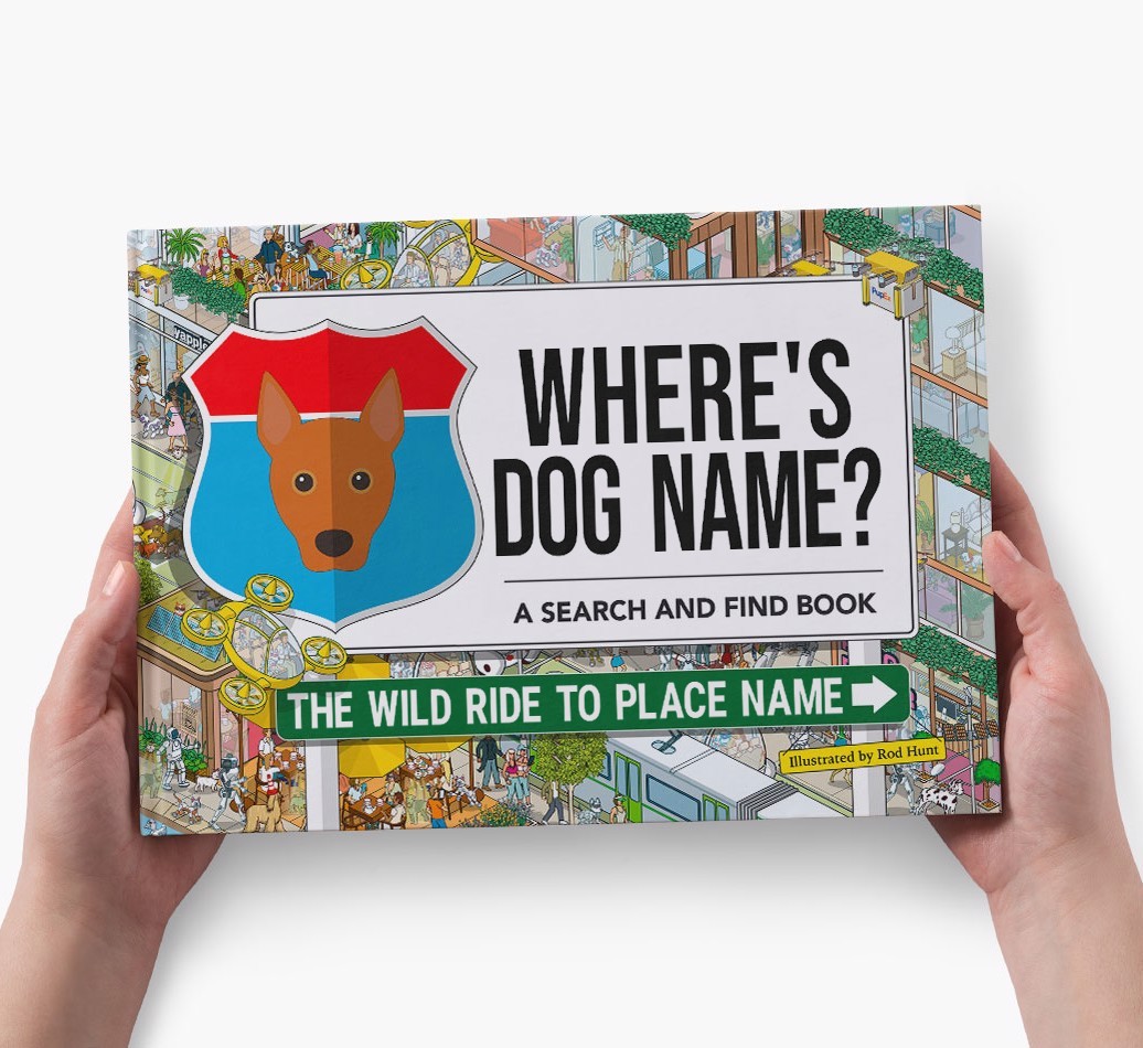 Personalized Dog Book - Where's Your Dog - Wild Ride