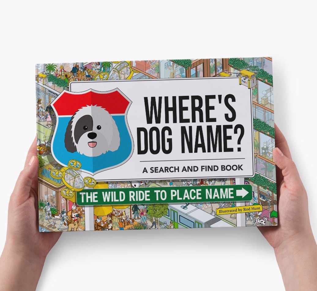 Personalized Dog Book - Where's Your Dog - Wild Ride