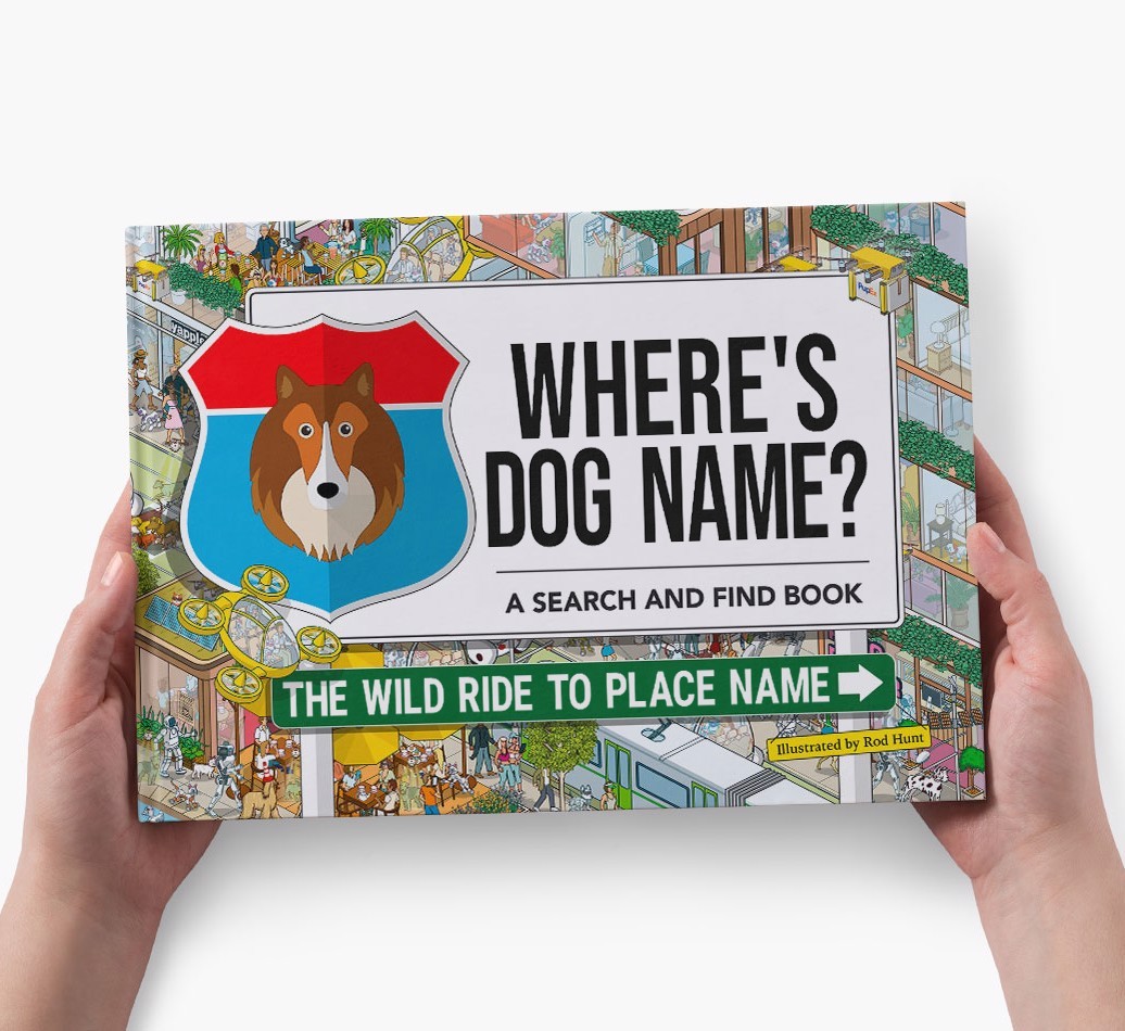 Personalized Dog Book - Where's Your Dog - Wild Ride
