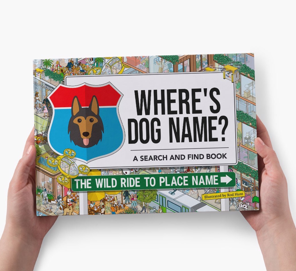 Personalized Dog Book - Where's Your Dog - Wild Ride