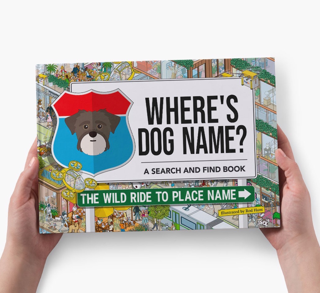 Personalized Dog Book - Where's Your Dog - Wild Ride